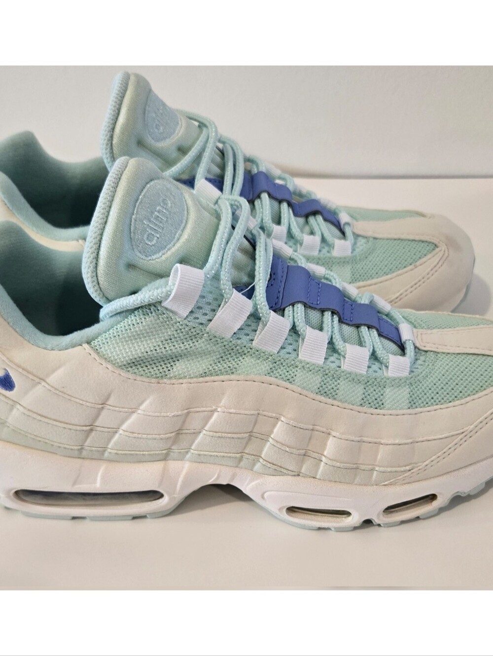 Nike Air Max 95 Teal Tint Tennis Shoes Sneakers Sz 10 Womens Athletic Ex Cond